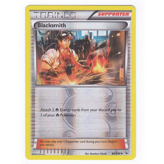 Pokemon - XY - Flashfire - (Reverse Holo) Blacksmith - 88/106