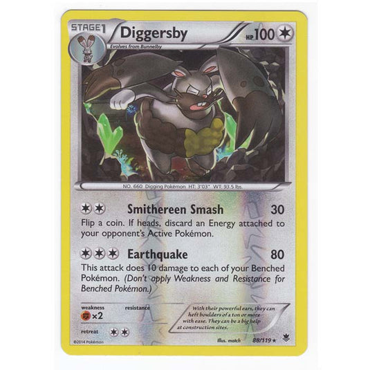 Pokemon - XY Phantom Forces - (Reverse Holo) - Diggersby - 88/119