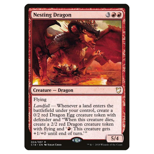 Magic the Gathering - Commander 2018 - Nesting Dragon - 24