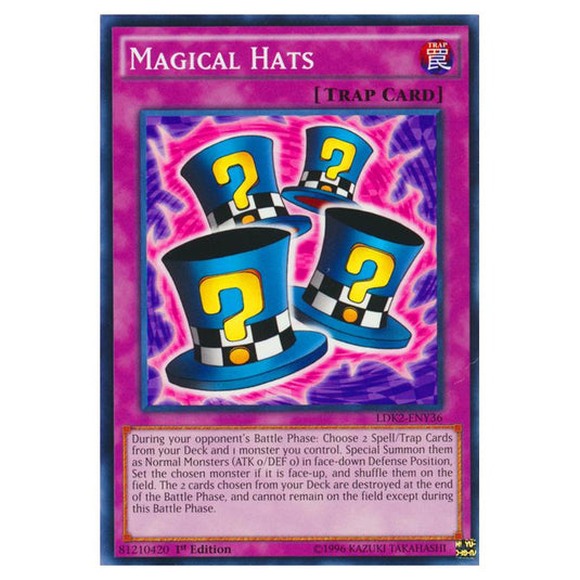 Yu-Gi-Oh! - Legendary Decks II - Magical Hats (Common) LDK2-ENY36