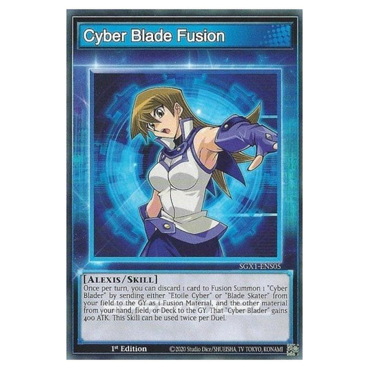 Yu-Gi-Oh! - Speed Duel GX - Duel Academy Box - Cyber Blade Fusion (Common) SGX1-ENS05