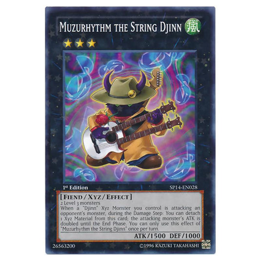 Yu-Gi-Oh! - Star Pack 2014 - Muzurhythm the String Djinn (Starfoil Rare) SP14-EN028