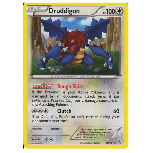 Pokemon - Black & White - Noble Victories - Druddigon 89/101