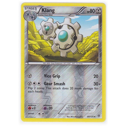 Pokemon - Black & White - Plasma Storm (Reverse Holo) - Klang - 89/135