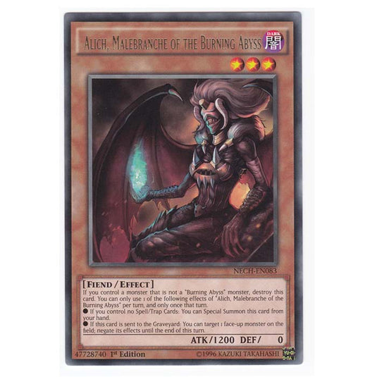 Yu-Gi-Oh! - The New Challengers - Alich Malebranche of the Burning Abyss - 83/99