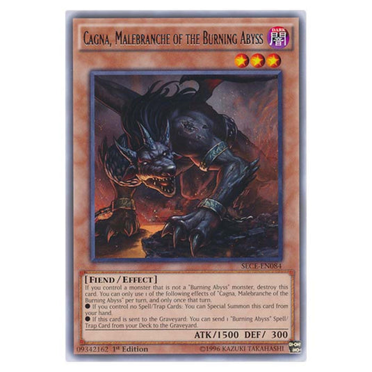 Yu-Gi-Oh! - Secrets of Eternity - Cagna, Malebranche of the Burning Abyss - 84/99