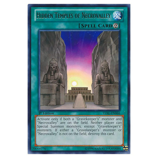Yu-Gi-Oh! - Legacy of the Valiant - Hidden Temples of Necrovalley (Rare) LVAL-EN066