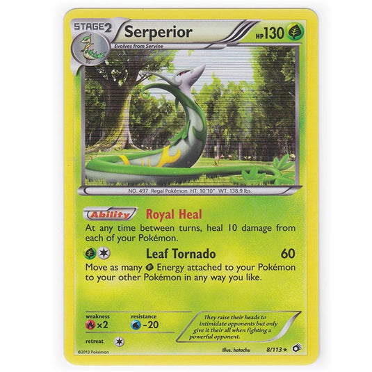 Pokemon - Black & White - Legendary Treasures - Serperior - 8/113