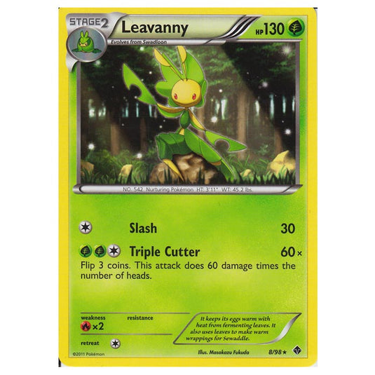 Pokemon - Black & White - Emerging Powers - Leavanny 8/98