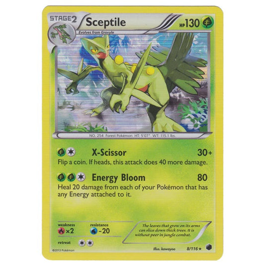 Pokemon - Black & White - Plasma Freeze - Sceptile - 008/116
