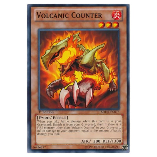 Yu-Gi-Oh! - Onslaught of the Fire Kings Structure Deck - Volcanic Counter (Common) SDOK-EN014