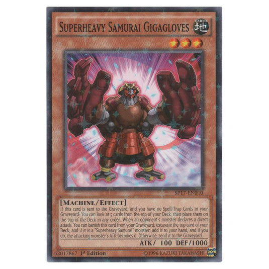 Yu-Gi-Oh! - Star Pack Battle Royal - Superheavy Samurai Gigagloves (Starfoil Rare) SP17-EN010