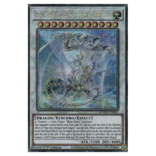 Yu-Gi-Oh! - Structure Deck - Blue-Eyes White Destiny - Blue-Eyes Ultimate Spirit Dragon (Quarter Century Secret Rare) SDWD-EN043