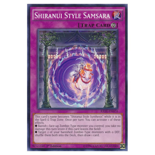 Yu-Gi-Oh! - Raging Tempest - Shiranui Style Samsara (Common) RATE-EN074