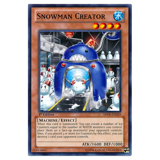 Yu-Gi-Oh! - Abyss Rising - Snowman Creator (Common) ABYR-EN029