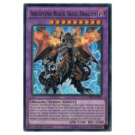 Yu-Gi-Oh! - Clash of Rebellions - Archfiend Black Skull Dragon (Ultra Rare) CORE-EN048