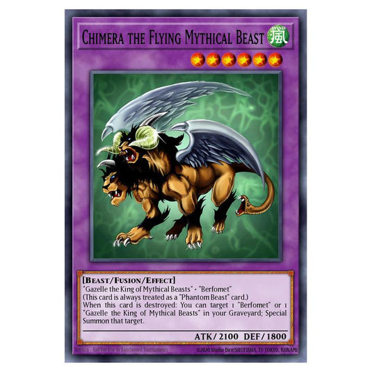 Yu-Gi-Oh! - Yugi's Legendary Decks - Chimera the Flying Mythical Beast (Common) YGLD-ENB41