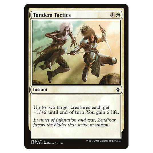 Magic The Gathering - Battle For Zendikar - Tandem Tactics - 52/274 (Foil)