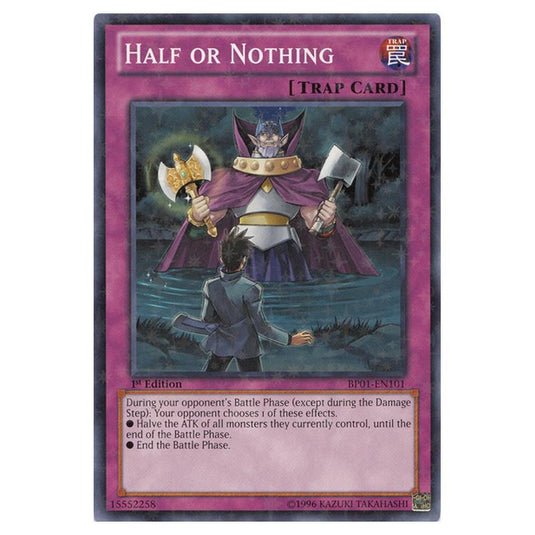 Yu-Gi-Oh! - Battle Pack - Epic Dawn - Half or Nothing (Starfoil Rare) BP01-EN101
