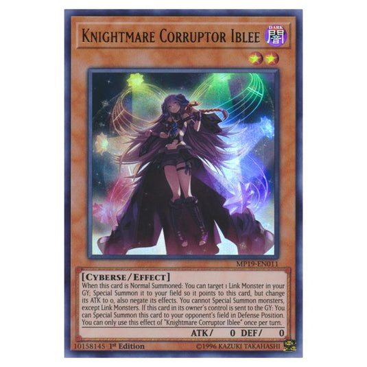 Yu-Gi-Oh! - 2019 Gold Sarcophagus Tin Mega Pack - Knightmare Corruptor Iblee (Ultra Rare) MP19-EN011