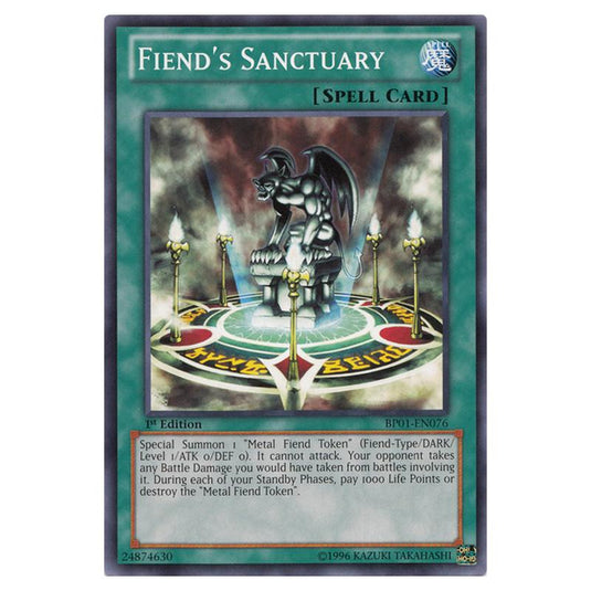 Yu-Gi-Oh! - Battle Pack - Epic Dawn - Fiend's Sanctuary (Common) BP01-EN076