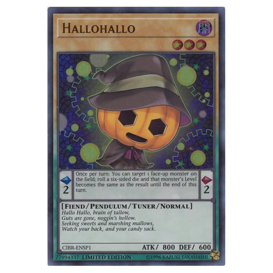 Yu-Gi-Oh! - Circuit Break Sneak Peek Participation Card - Hallohallo (Ultra Rare) CIBR-ENSP1