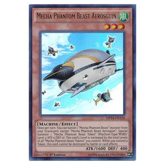 Yu-Gi-Oh! - 2014 Mega-Tin Mega Pack - Mecha Phantom Beast Aerosguin (Ultra Rare) MP14-EN114