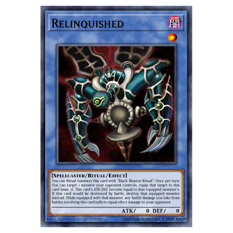 yu gi oh relinquished deck Yu-Gi-Oh! TCG Starter If this card is destroyed as a result of battle yugioh master duel relinquished deck