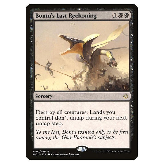 Magic the Gathering - Hour of Devastation - Bontu\\'s Last Reckoning - 60/199