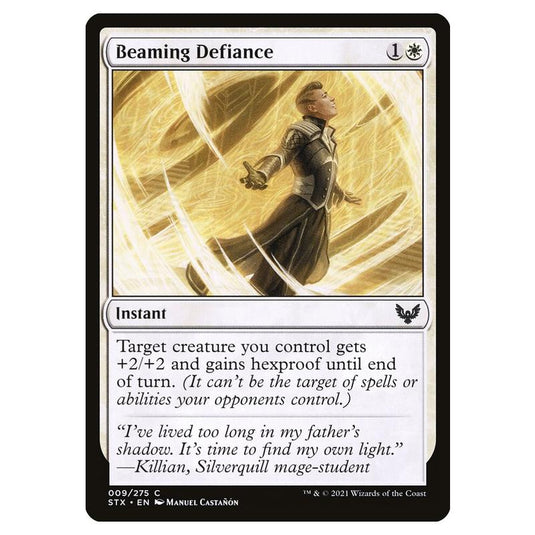 Magic The Gathering - Strixhaven: School Of Mages - Beaming Defiance - 9/275 (Foil)