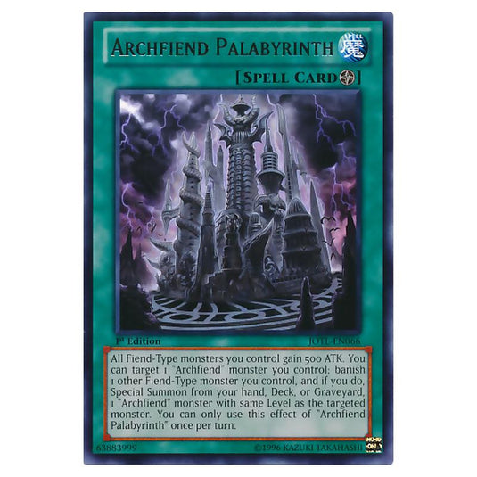 Yu-Gi-Oh! - Judgment of the Light - Archfiend Palabyrinth (Rare) JOTL-EN066
