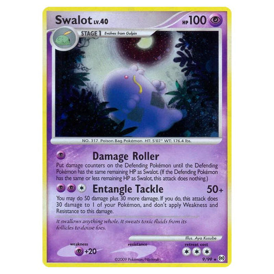 Pokemon - Platinum Arceus - Swalot - 09/99