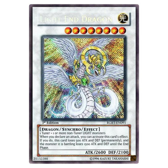 Yu-Gi-Oh! - Raging Battle - Light End Dragon (Secret Rare) RGBT-EN091