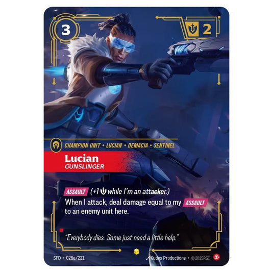 Riftbound: League of Legends TCG - Spiritforged - Lucian - Gunslinger - 028a/221