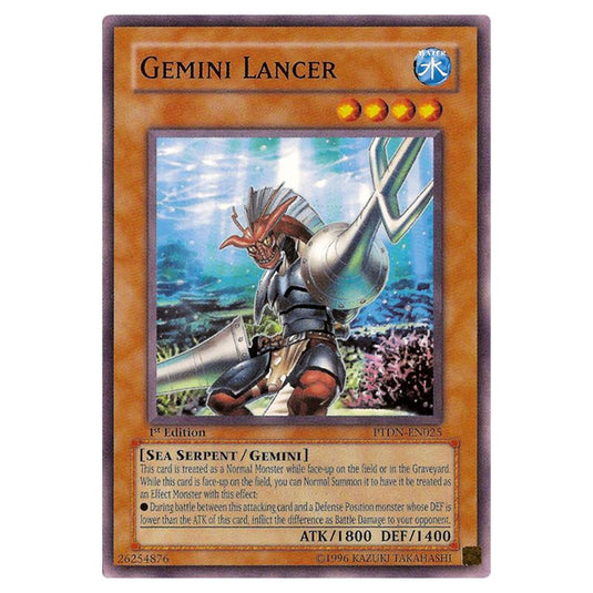 Yu-Gi-Oh! - Phantom Darkness - Gemini Lancer (Common) PTDN-EN025