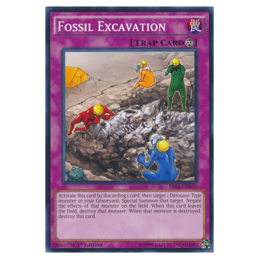 Yu-Gi-Oh! - Dinosmasher\'s Fury Structure Deck - Fossil Excavation (Common) SR04-EN032