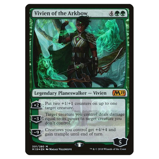 Magic the Gathering - Core Set 2019 - Vivien of the Arkbow - 301/280