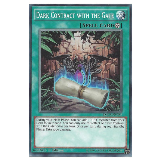 Yu-Gi-Oh! - Dimension of Chaos - Dark Contract with the Gate (Common) DOCS-EN093