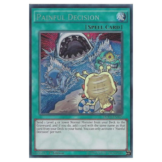 Yu-Gi-Oh! - Dimension of Chaos - Painful Decision (Secret Rare) DOCS-EN065