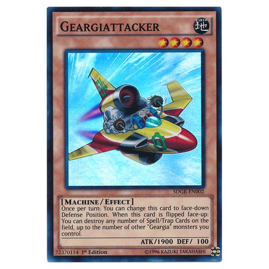 Yu-Gi-Oh! - Geargia Rampage Structure Deck - Geargiattacker (Super Rare) SDGR-EN002