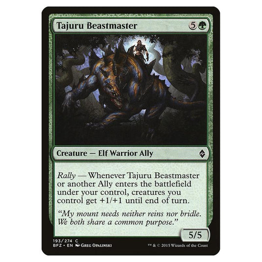 Magic The Gathering - Battle For Zendikar - Tajuru Beastmaster - 193/274 (Foil)