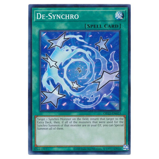 Yu-Gi-Oh! - OTS Tournament Pack 22 - De-Synchro (Common) OP22-EN023