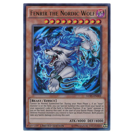 Yu-Gi-Oh! - Legendary Collection 5D's - Fenrir the Nordic Wolf (Ultra Rare) LC05-EN002