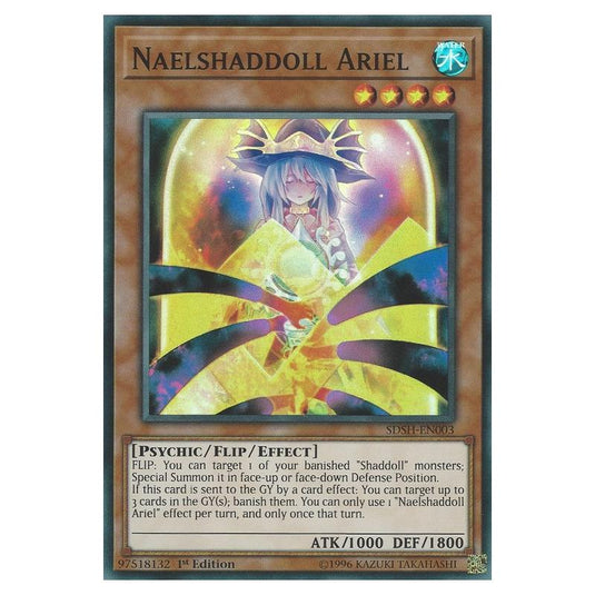 Yu-Gi-Oh! - Structure Deck - Shaddoll Showdown - Naelshaddoll Ariel (Super Rare) SDSH-EN003