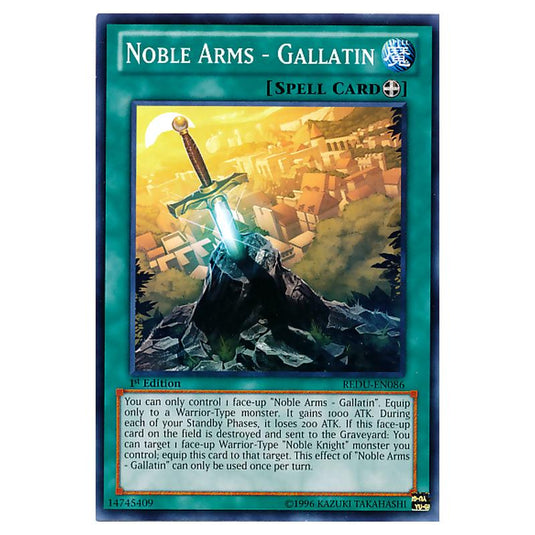 Yu-Gi-Oh! - Return of the Duelist - Noble Arms - Gallatin (Common) REDU-EN086