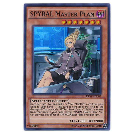 Yu-Gi-Oh! - Invasion - Vengeance - SPYRAL Master Plan (Super Rare) INOV-EN087