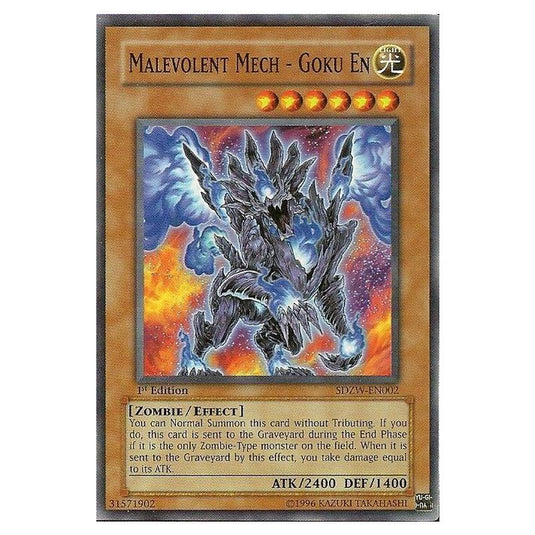 Yu-Gi-Oh! - Zombie World Structure Deck - Malevolent Mech - Goku En (Common) SDZW-EN002