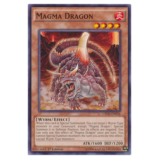 Yu-Gi-Oh! - Crossed Souls - Magma Dragon (Common) CROS-EN034