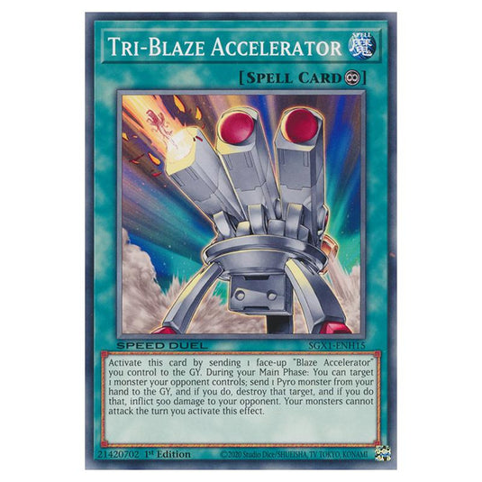 Yu-Gi-Oh! - Speed Duel GX - Duel Academy Box - Tri-Blaze Accelerator (Common) SGX1-ENH15