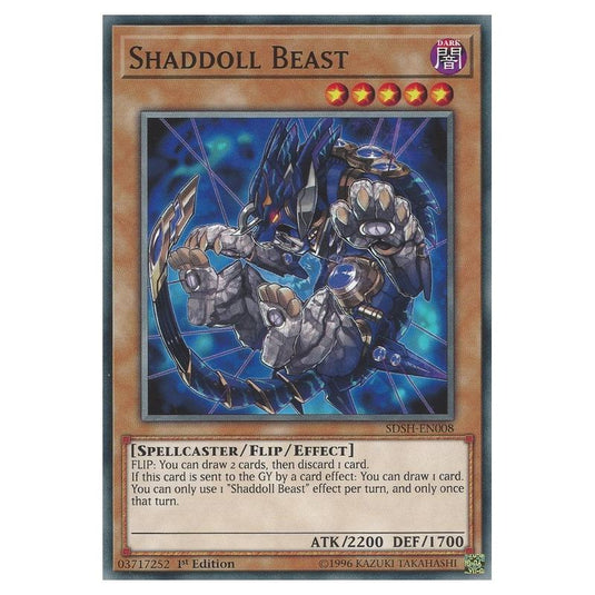 Yu-Gi-Oh! - Structure Deck - Shaddoll Showdown - Shaddoll Beast (Common) SDSH-EN008